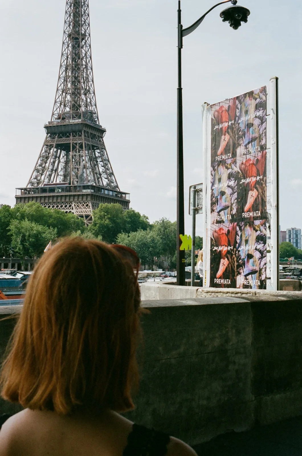 Premiata campaign near the Eiffel Tower